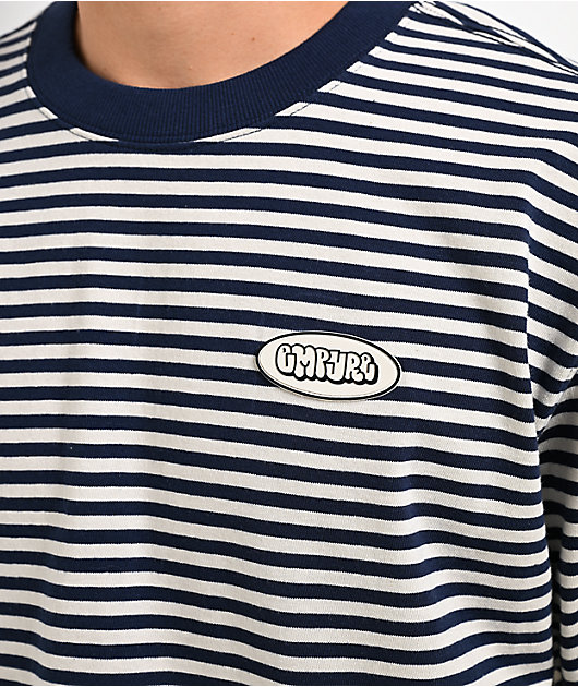 Empyre Rickie Stripe Navy & White T-Shirt