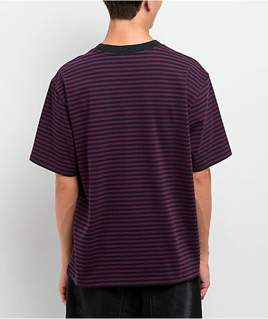 Empyre Rickie Stripe Red Knit T-Shirt