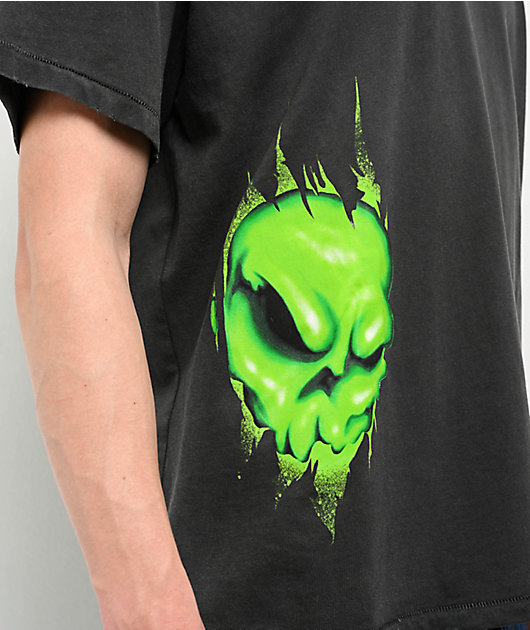 Empyre Ripped Black Wash T-Shirt 