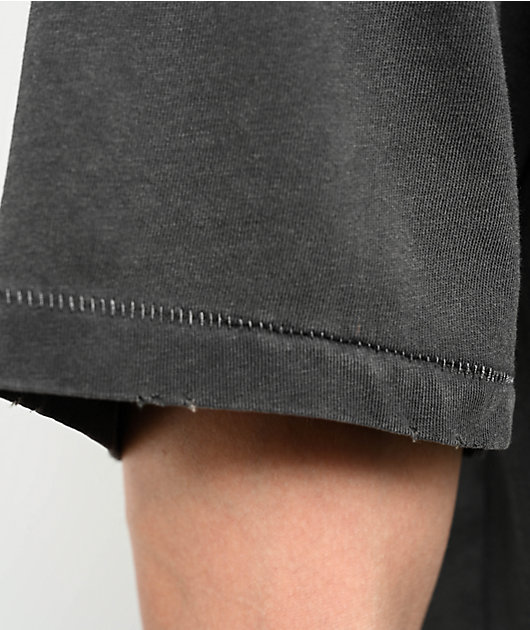 Empyre Ripped Black Wash T-Shirt 