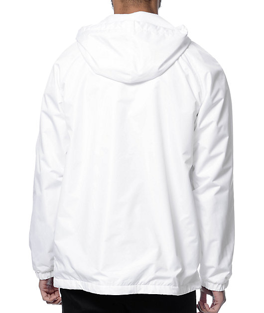 Chaqueta blanca con capucha Clearance