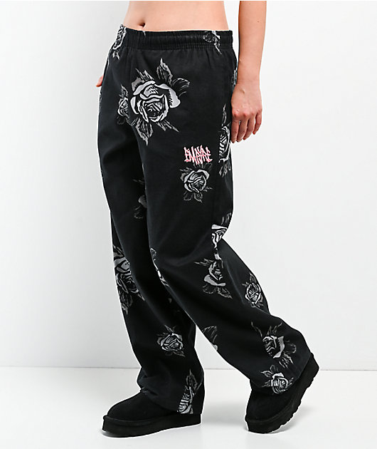 Empyre Rose! Black Lounge Pants | Zumiez
