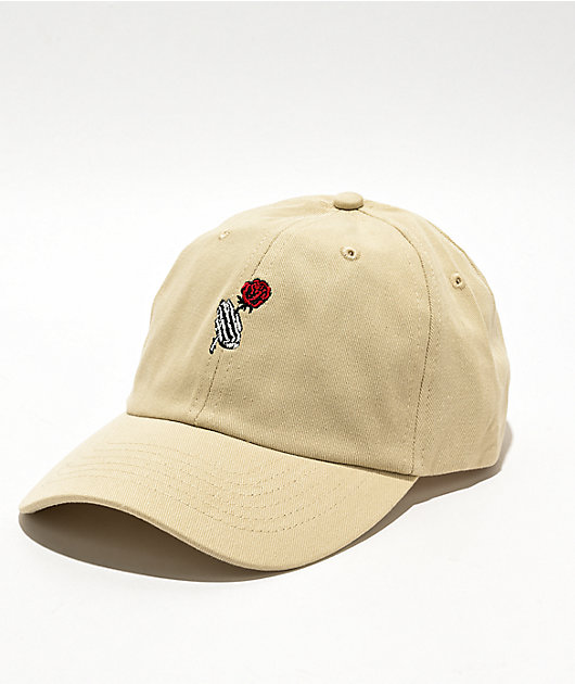 Empyre Rose Hand Khaki Strapback Hat | Zumiez