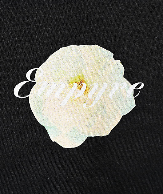 Empyre Roses Photo Black Long Sleeve T-Shirt