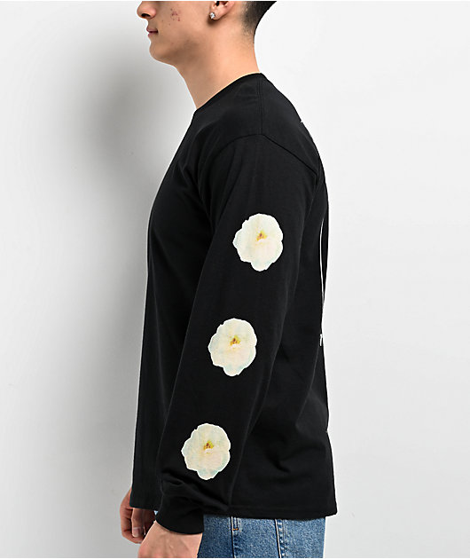 Empyre Roses Photo Black Long Sleeve T-Shirt