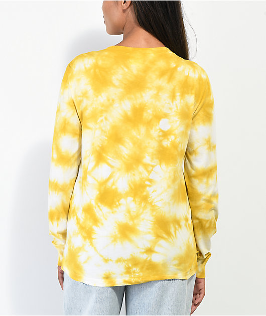 Yellow tie store dye long sleeve