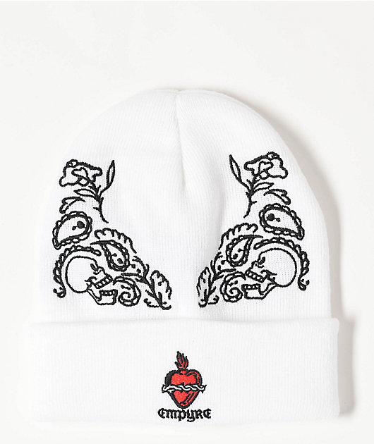 Empyre Sacred Heart White Beanie | Zumiez