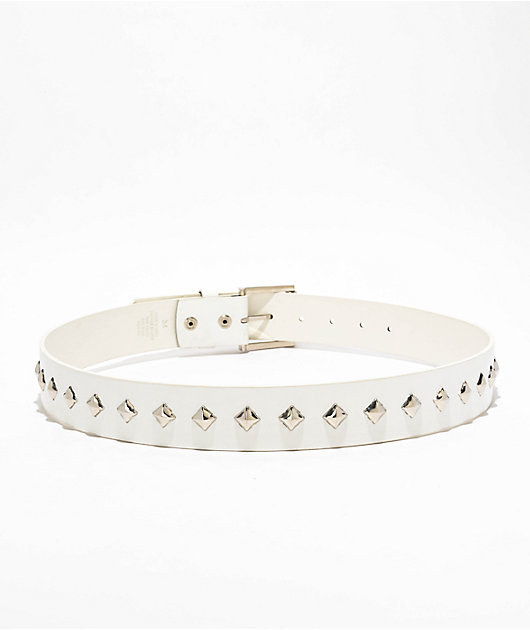 Empyre Scatter Stud White Belt