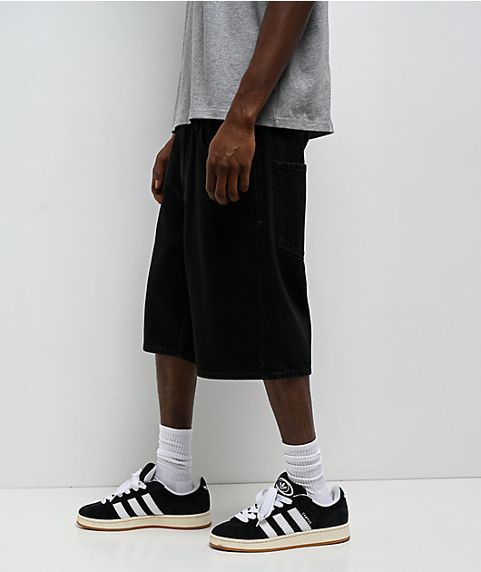 Empyre Schmutz Black Wash Loose Fit Skate Shorts | Zumiez