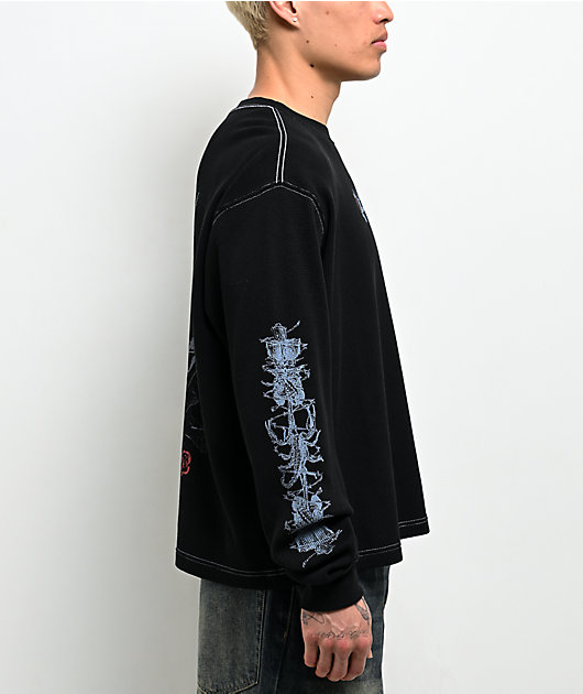 Empyre Scorpio Season Black Thermal Long Sleeve T-Shirt