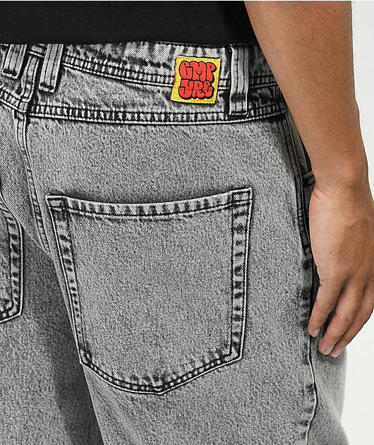 Empyre Scramble Grey Wash Loose Fit Skate Jeans