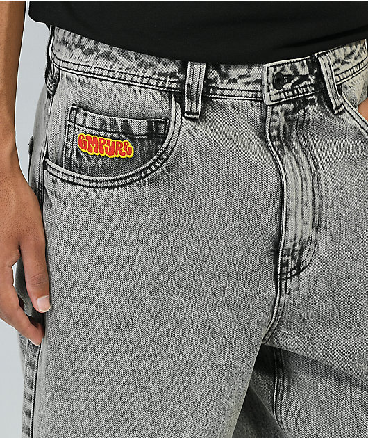 Empyre Scramble Grey Wash Loose Fit Skate Jeans