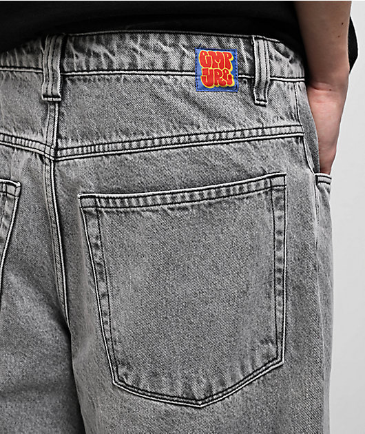 Empyre Scramble Grey Wash Ultra Wide Jeans