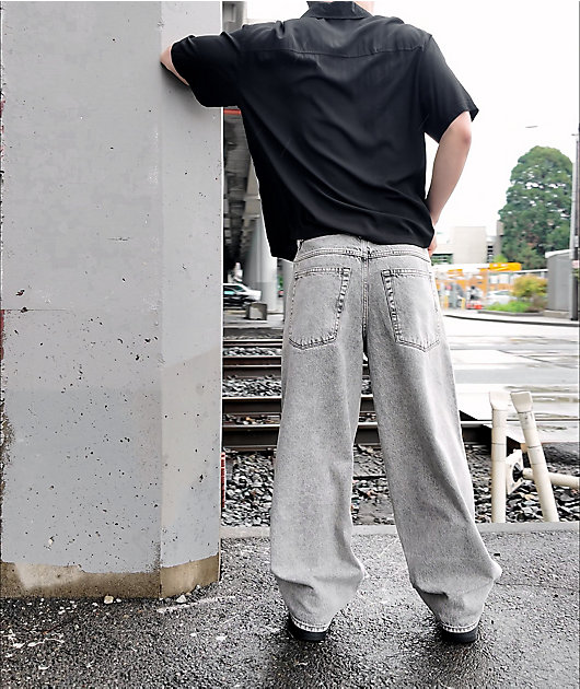 Empyre Scramble Grey Wash Ultra Wide Jeans video
