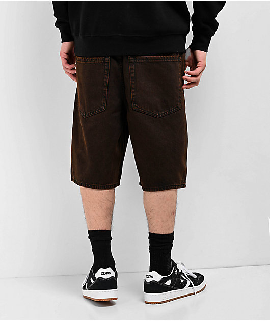 Empyre Shant Brown Denim Skate Shorts Zumiez