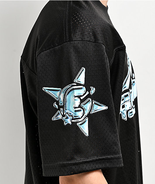 Empyre Shatter Black Mesh Football Jersey
