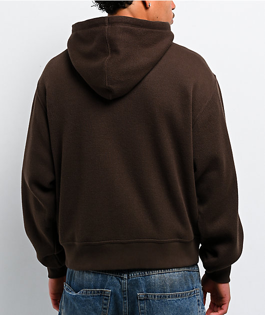 Empyre Shin Splints Brown Zip Hoodie