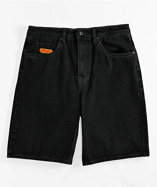 Black shorts mens denim best sale