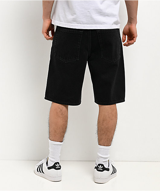 Empyre Shmutz Black Wash Loose Fit Skate Shorts | Zumiez