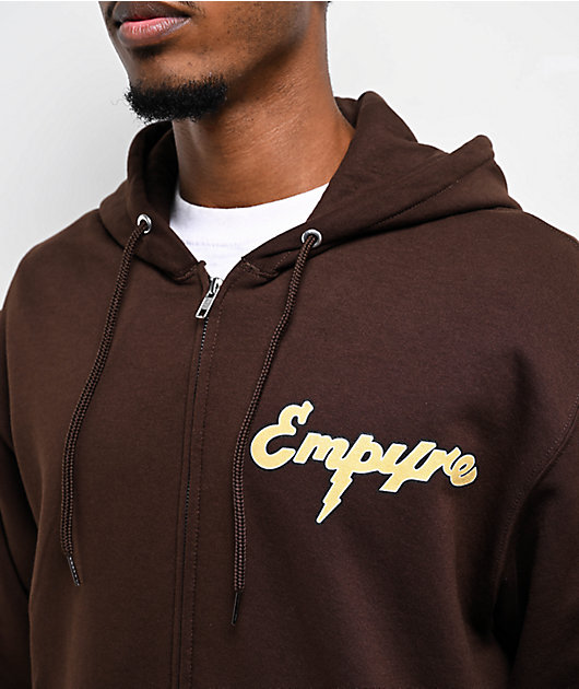 Empyre Sidebar Chocolate Zip Hoodie