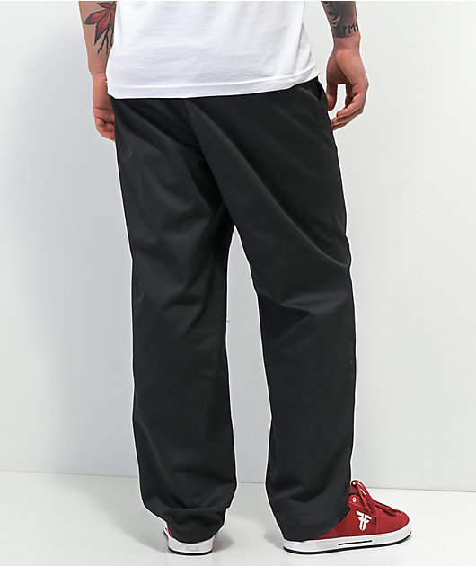 Empyre Sk8 Pantalones de sarga holgados negros