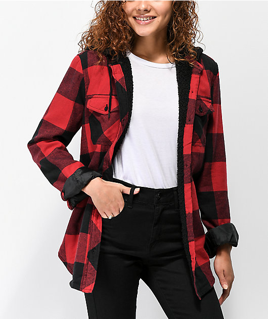 lined plaid jacket