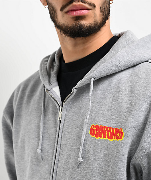 Empyre Skate Graffiti Logo Grey Hoodie | Zumiez