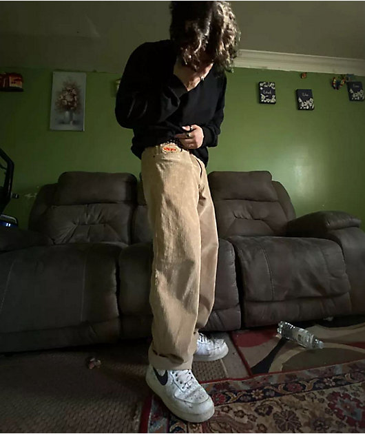 Empyre Tori 90s Khaki Corduroy Skate Pants