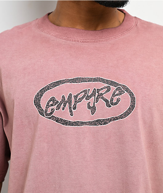 Empyre Skate Logo Brush Red T-Shirt