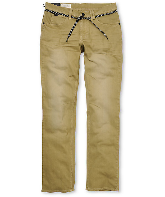 skinny jean khaki pants