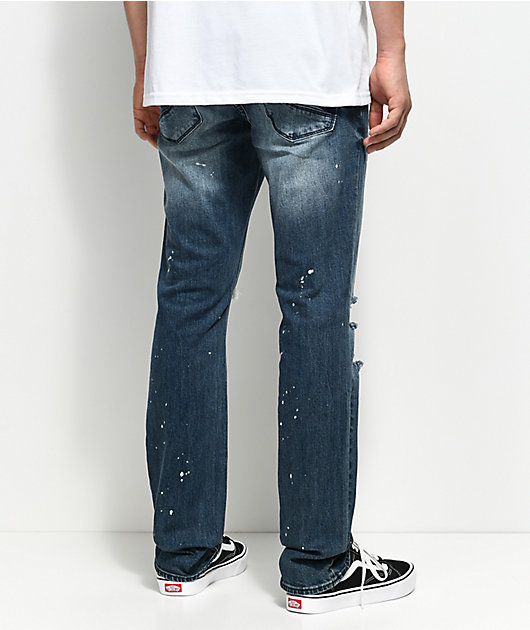 Empyre Skeletor Sawyer jeans con salpicaduras