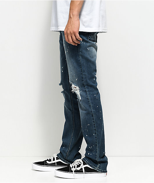 Empyre Skeletor Sawyer jeans con salpicaduras