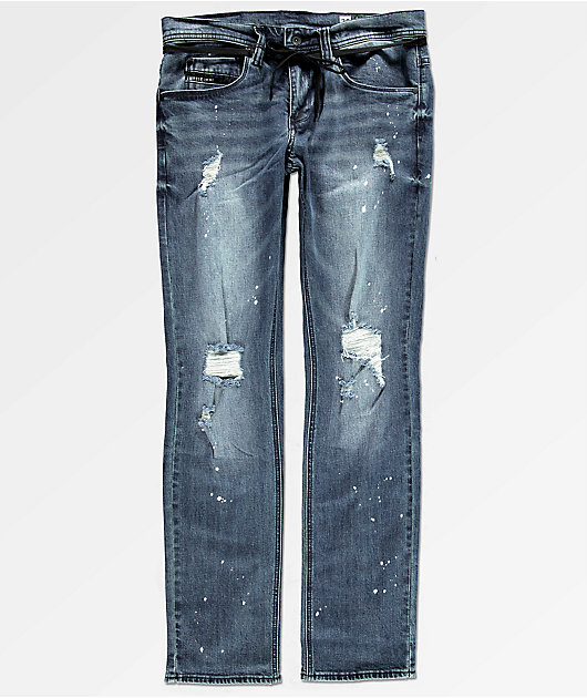 Empyre Skeletor Sawyer jeans con salpicaduras