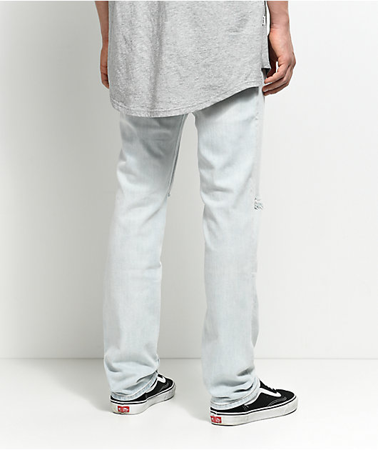 Empyre Skeletor jeans skinny desgarrón claro