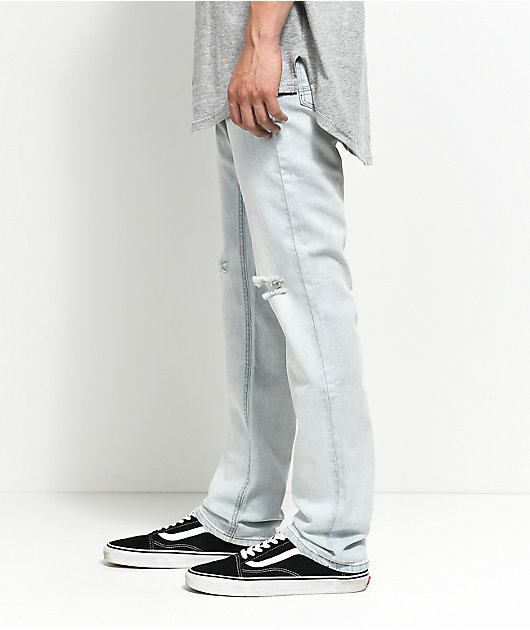 Empyre Skeletor jeans skinny desgarrón claro