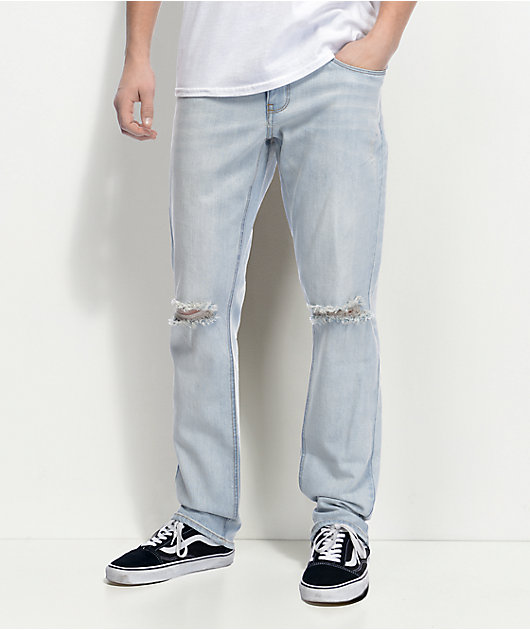 Empyre Skeletor jeans skinny desgarrón claro