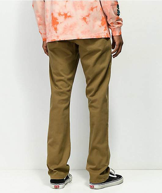 Empyre Skeletor pantalones chinos en caqui oscuro