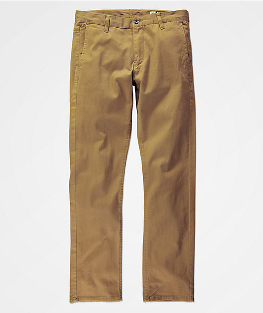 Empyre Skeletor pantalones chinos en caqui oscuro