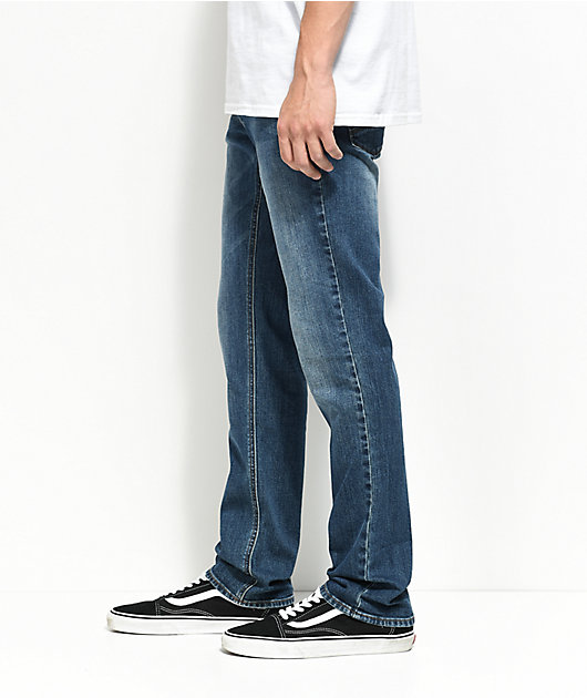 Empyre Skeletor skinny jeans en color índigo