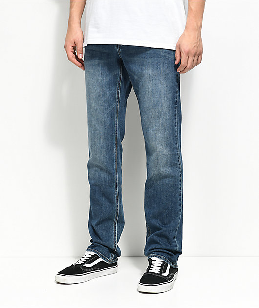 Empyre Skeletor skinny jeans en color índigo