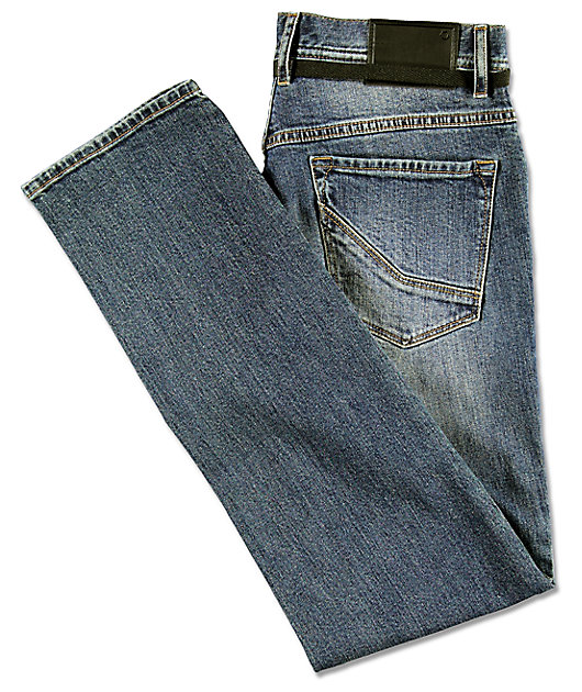 Empyre Skeletor skinny jeans en color índigo