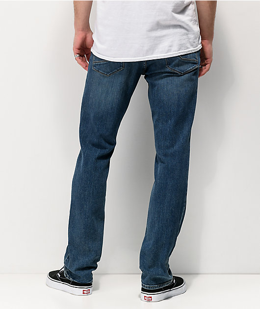 Empyre Skeletor skinny jeans en color índigo