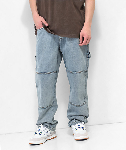 Empyre Skids Relaxed Light Wash Carpenter Pants | Zumiez