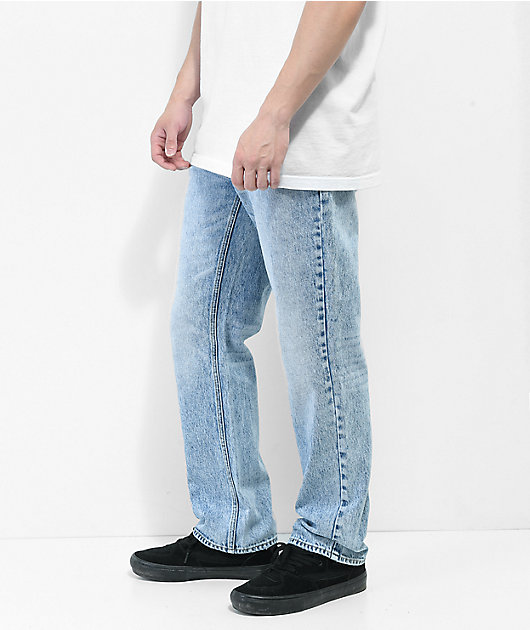 Empyre Skids Turnt Relaxed Fit Light Wash Blue Jeans