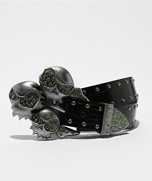 Empyre Skullz & Flames Black Belt
