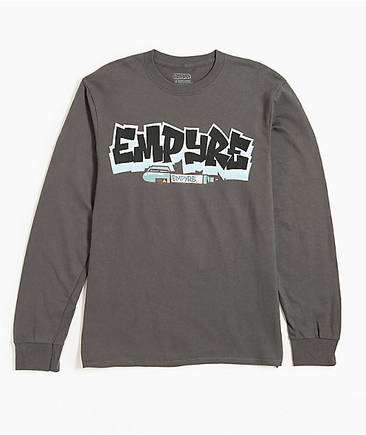 Empyre Slap 4 Charcoal Long Sleeve T-Shirt