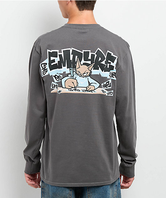Empyre Slap 4 Charcoal Long Sleeve T-Shirt