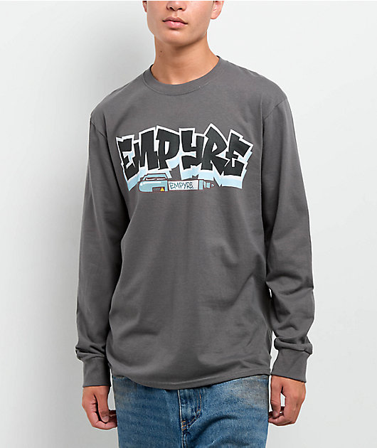 Empyre Slap 4 Charcoal Long Sleeve T-Shirt