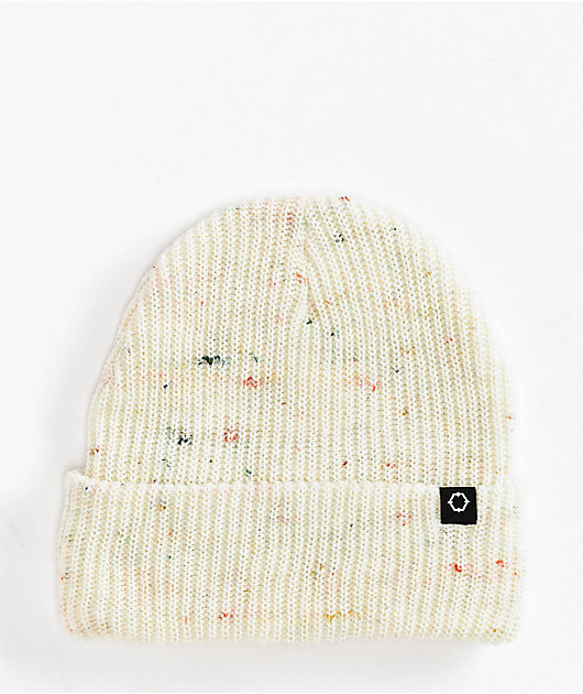 White Speckled Beanie Outdoor Research Juneau Speckled Beanie (Used) | Enwild main image 4