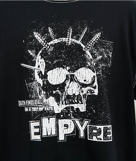 Empyre Spiked Loose Screw Black & Red 2fer Long Sleeve T-Shirt